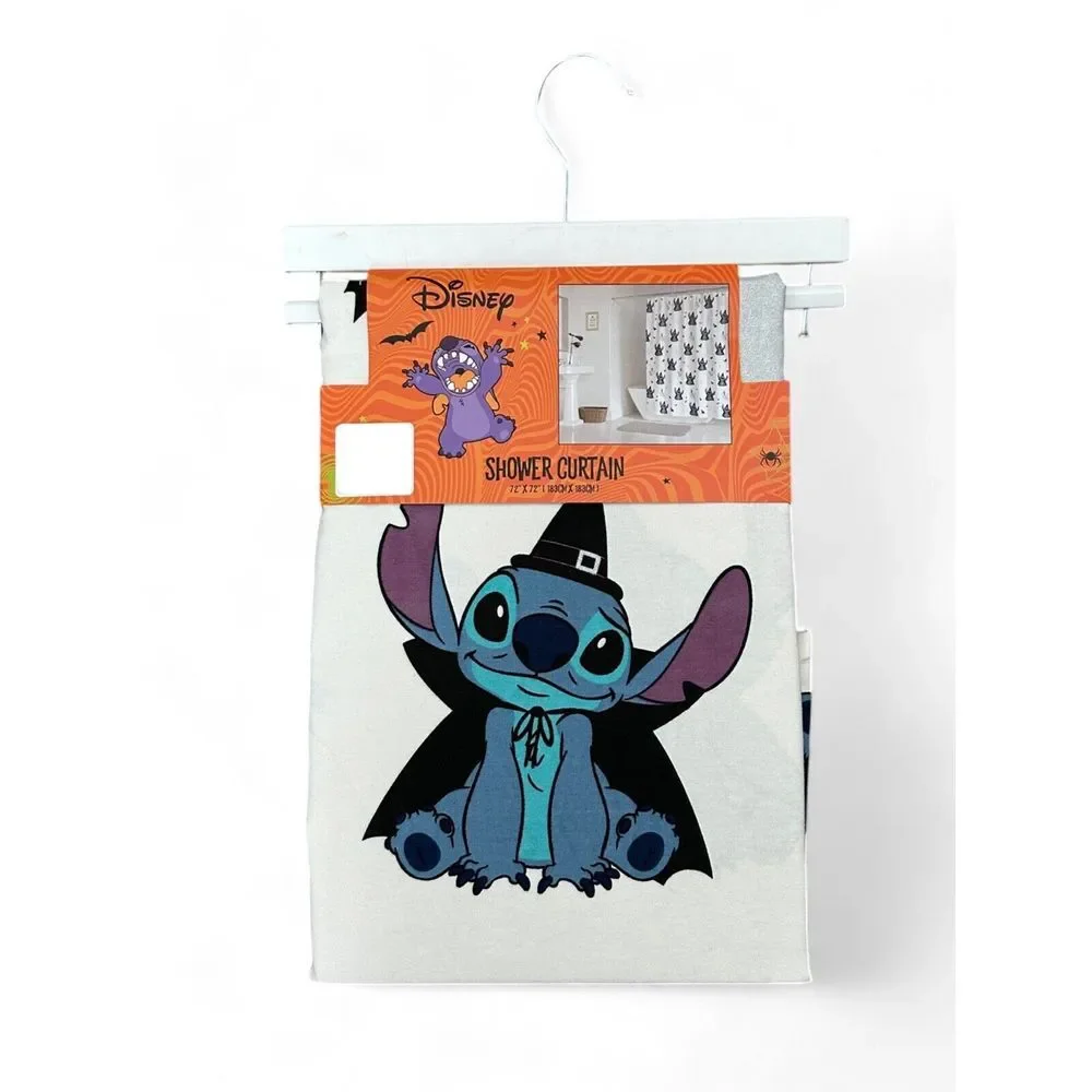 Disney Lilo and Stitch Halloween Cotton Shower‎ Curtain 72x72